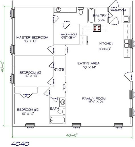 40x40 barndominium plans